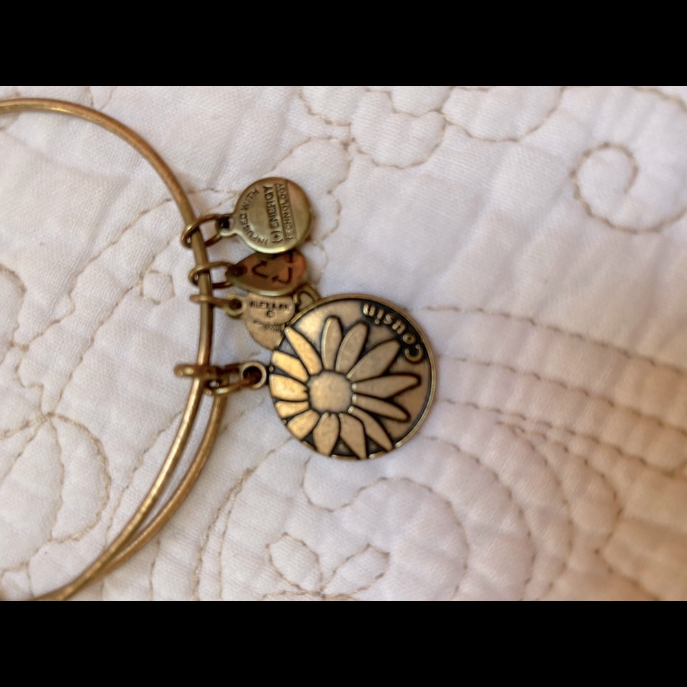 ALEX AND ANI Gold Tone Cousin Energy Bracelet